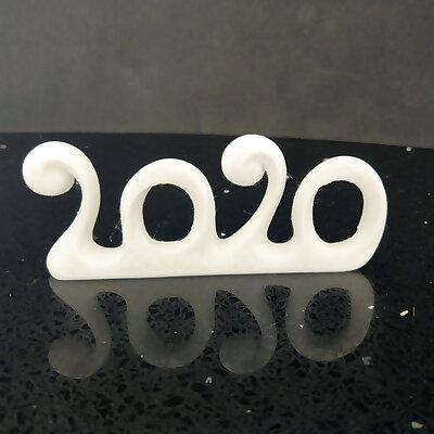 2020 new year sculpture
