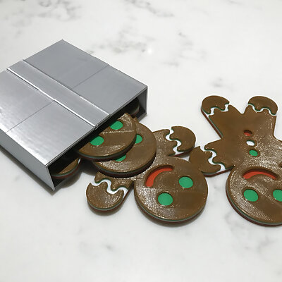 Gingerbread Man Coasters