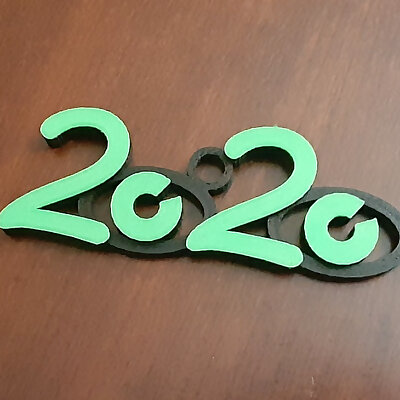 New Year 2020 Vision Ornament