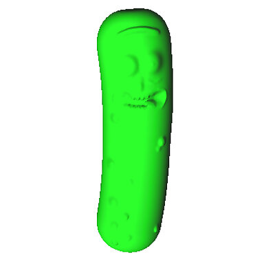 Pickle Rick 3D print model