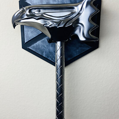 Destiny Titan Hammer of Sol w mount