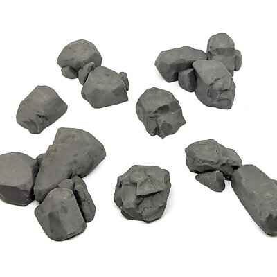 Boulders for Gloomhaven  Flat Top!