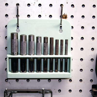 Harbor Freight Hollow Punch Set Pegboard Rack