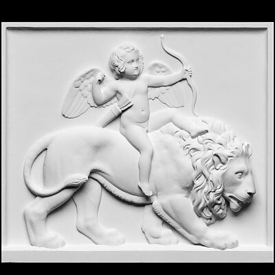 Cupid Riding on a Lion
