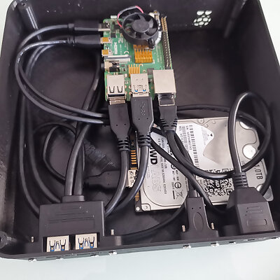 PiBox For RaspberryPi4 and one HDD 25