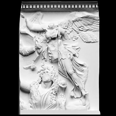 Panel from the Pergamon Altars East Frieze Athena and Nike
