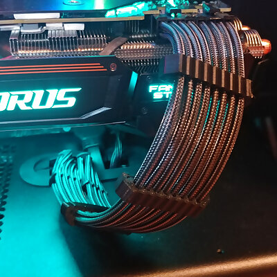 Custom pc cable combs Cablemod Modmesh