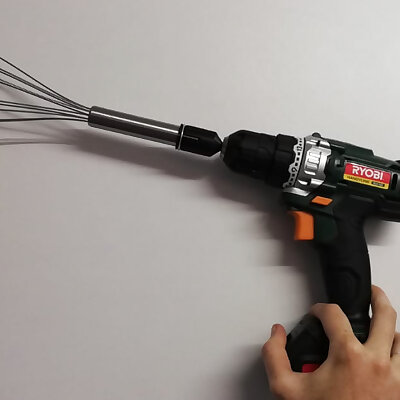 Drill adapter for kitchen utensils