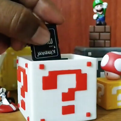 Mario Cube for SD Cards and Compact Flash Cards