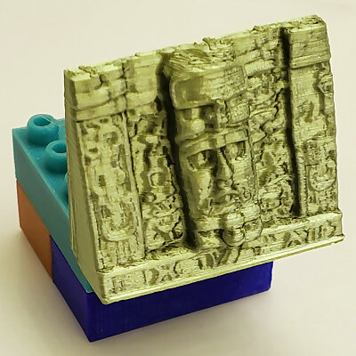 Montini Maya Temple of Masks Left Lego Compatible
