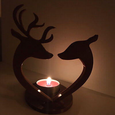 Reindeer Candle Holder