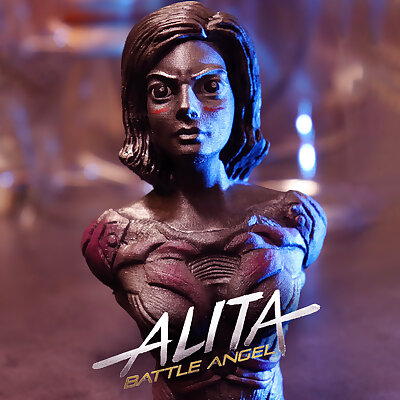 Alita Battle Angel Support free bust