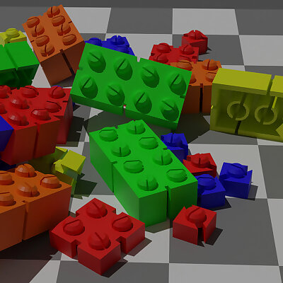 GIB  Generic Interlocking Brick toy set Megablok and Lepin compatible