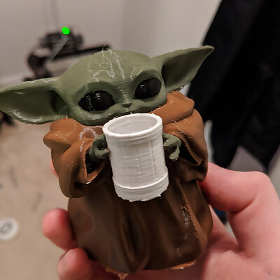 Baby Yoda Holding Beer Mug Multimaterial