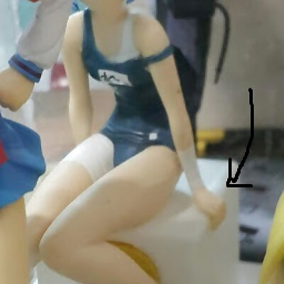 Pool Stand for Ayanami Rei School Swimsuit Figure