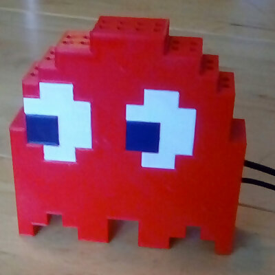 8bit style PacMan ghost case for Raspberry Pi AB