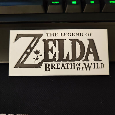 Zelda Breath of the Wild  Name Plate