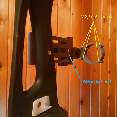 Adjustable bowsight for recurve bow