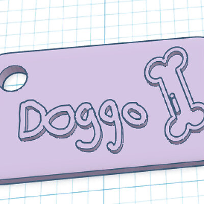 doggo dog tag