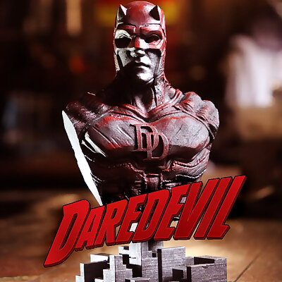 Daredevil from Marvel Comics support free bust