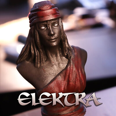 Elektra from Marvel Comics support free bust