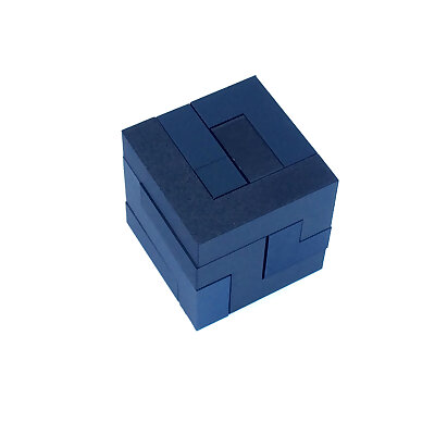 Selflocking 8piece puzzle cube
