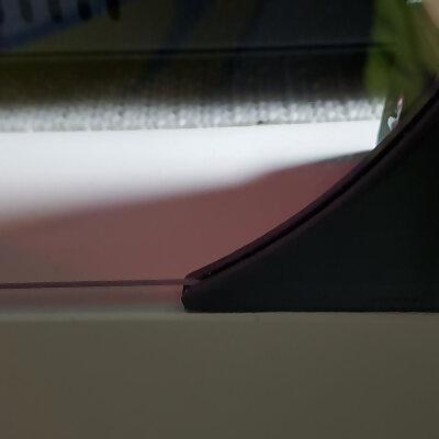 Ikea Tisch Plexiglashalter Ecke 2mm