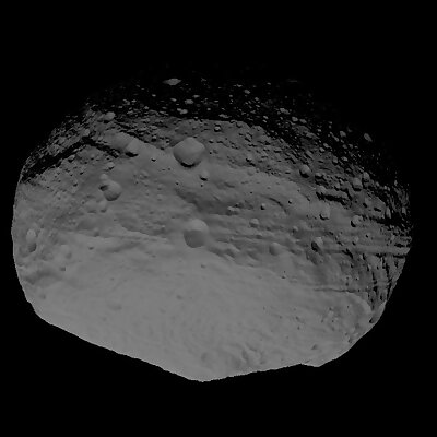 4 Vesta scaled one in ten million