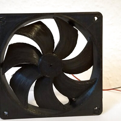 standard 120mm fan with two blade designs