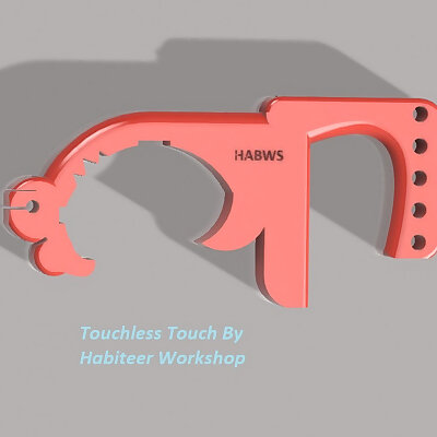 Touchless Touch hook for keeping hands from contacting surfaces
