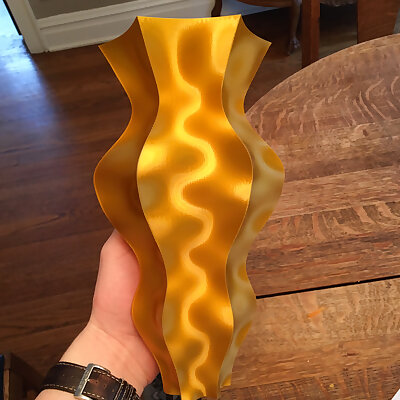 Liquid Gold Vase