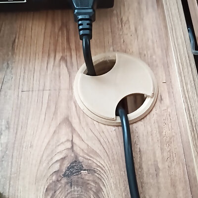 Table cable hole cover