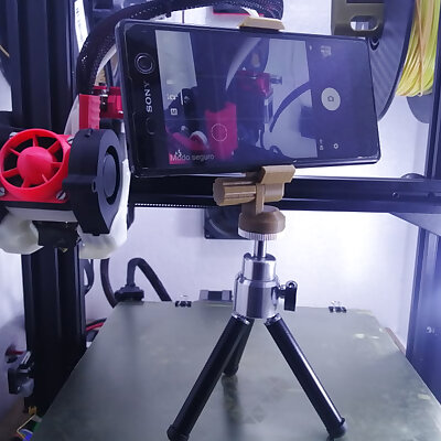 Smartphone stand for tripod