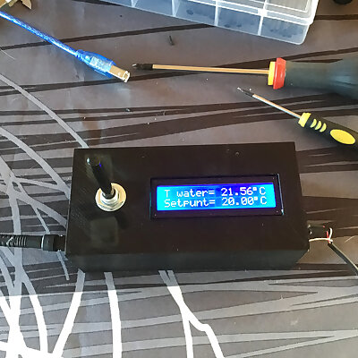 Case for arduino  LCD  relais