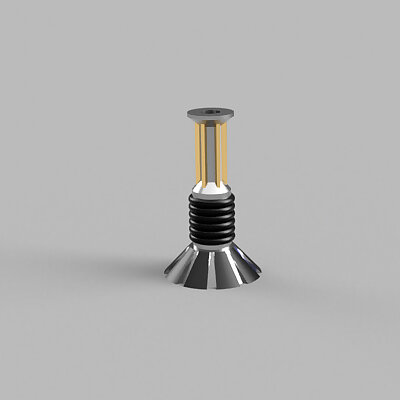 Lightsaber stem and Shade for LED Mood Lamp