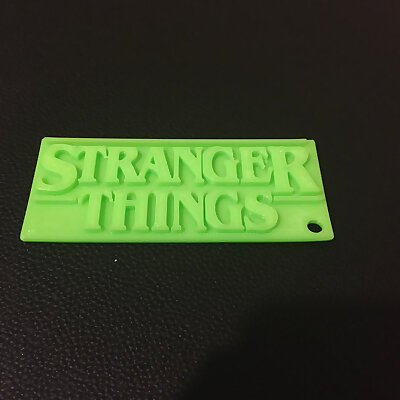 Stranger Things Keychain