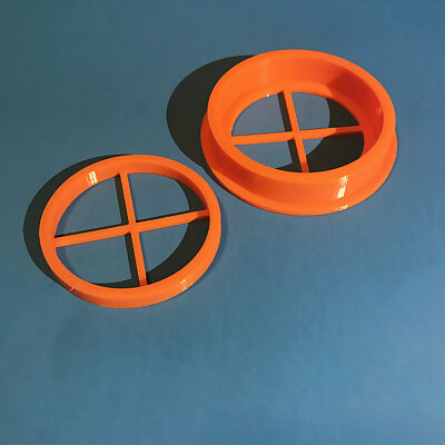 Port for face mask holds 2 inch  508 mm  round filter paper