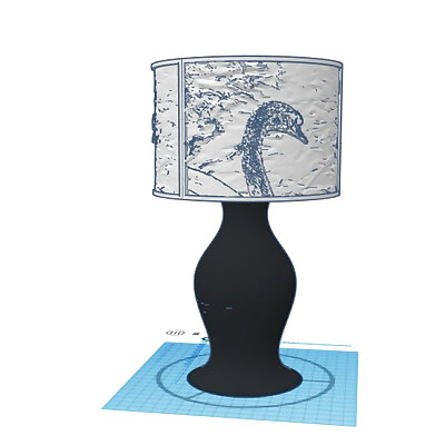 Cignus Lithopane Lamp