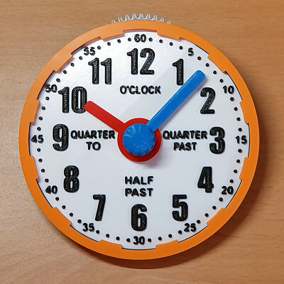 Geared Learning Clock