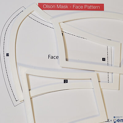Cuting Guides for Olson Face Mask