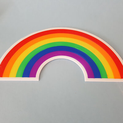 multicoloured rainbow