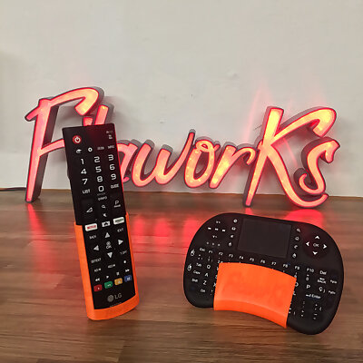 TV remote control and TV Keyboard Holder