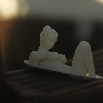 girl sculpture 3D printer mount