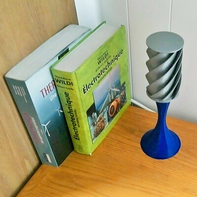 Kinetic Mood Lamp Vertical Wind Turbine Model VAWT