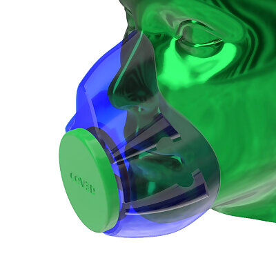 New COVR3D V208  FDM 3D print optimised mask in 15 sizes also for children
