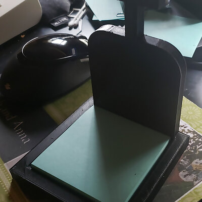 Low Poly Tombstone PostIt Note holder