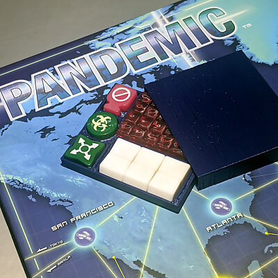 COVID19 A Pandemic Scenario boardgame organizer