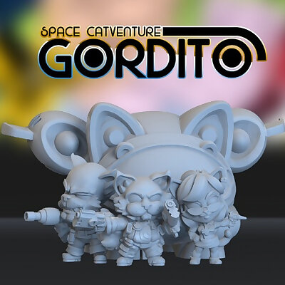 Space Catventure Gordito Playset