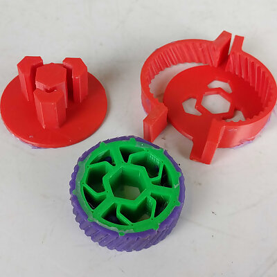 Comolded Silicone Wheels for 150g combat robot