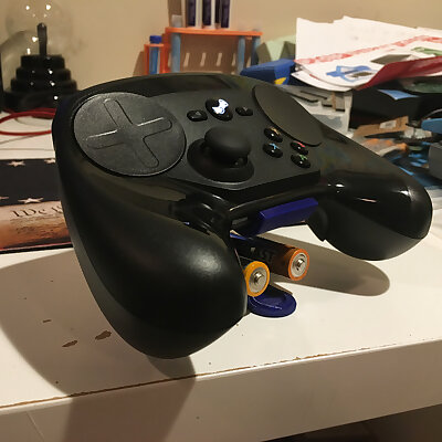 Valve Steam controller stand w battery holders